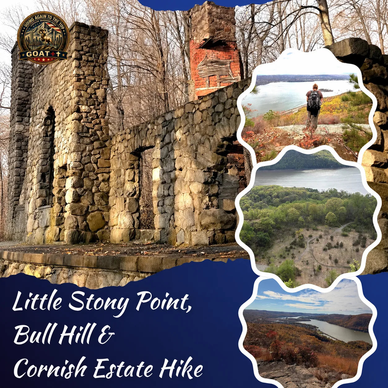 Little Stony Point, Bull Hill & Cornish Estate Hike